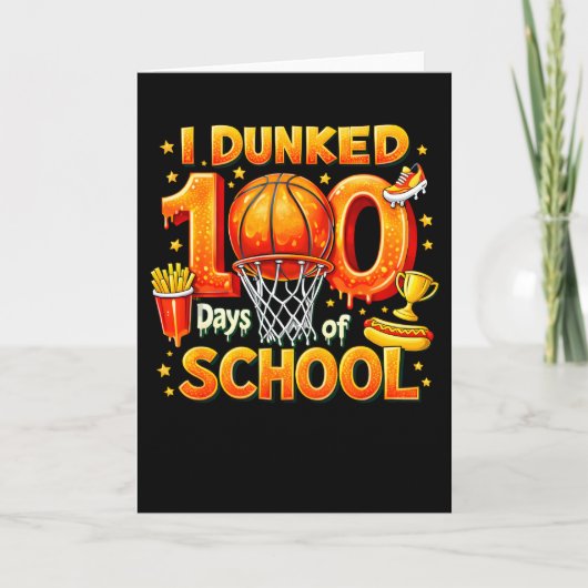 I DUNKED 100 Days of SCHOOL カード (正面)