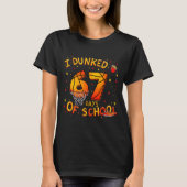 I Dunked 67 Days Of School Basketball Boys Kids Tシャツ (正面)
