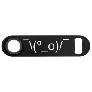 I Dunno LOLの¯ \ (º_o)/¯の顔文字の日本語Kaomoji スピード栓抜き