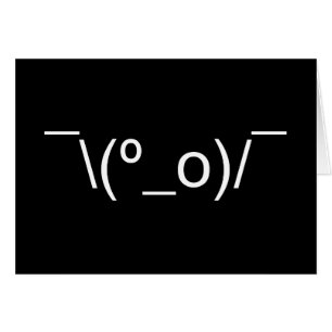 I Dunno LOL o\(°_o)/ Emoticon 日本の Kaomoji
