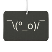 I Dunno LOL o\(°_o)/ Emoticon 日本の Kaomoji カーエアーフレッシュナー (裏面)