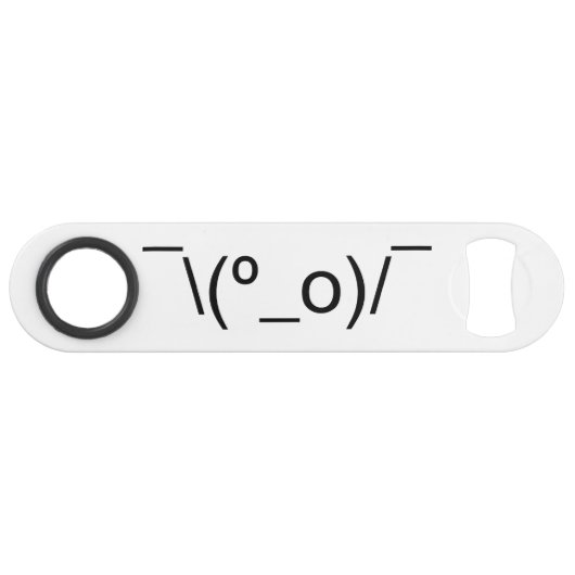 I Dunno LOL o\(°_o)/ Emoticon 日本の Kaomoji スピード栓抜き (正面(横))