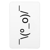 I Dunno LOL o\(°_o)/ Emoticon 日本の Kaomoji マグネット (縦)