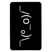 I Dunno LOL o\(°_o)/ Emoticon 日本の Kaomoji マグネット (縦)