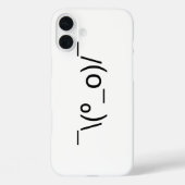 I Dunno LOL o\(°_o)/ Emoticon 日本の Kaomoji Case-Mate iPhoneケース (裏面)