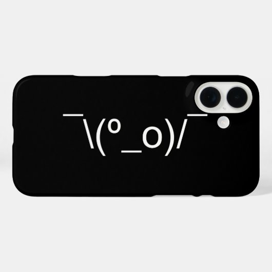I Dunno LOL o\(°_o)/ Emoticon 日本の Kaomoji Case-Mate iPhoneケース (裏面 (横))