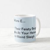 I Eのマグの前に コーヒーマグカップ (正面右)