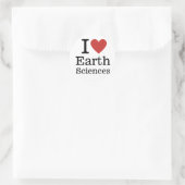 I❤️ Earth Sciences for Students/Facultyカスタム ラウンドシール (バッグ)