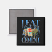 I Eat Cement Cursed Cat Funny Oddly Specific Meme  マグネット (正面/裏面)