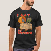 I Eat Cement Cursed Cat Funny Oddly Specific Meme  Tシャツ (正面)