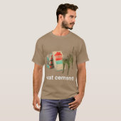 I Eat Cement Cursed Cat Funny Oddly Specific Meme  Tシャツ (正面フル)