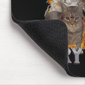 I Eat Drywall Funny Cat Meme Bootleg Graphic  マウスパッド (コーナー)