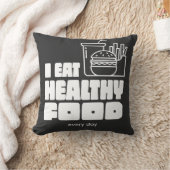 I Eat Healthy Food Every Day クッション (ブランケット)