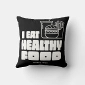 I Eat Healthy Food Every Day クッション (裏面)