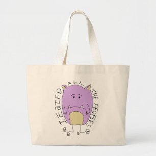 I Eatedすべての人々 ラージトートバッグ