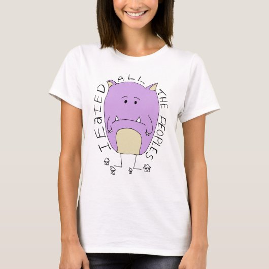 I Eatedすべての人々 Tシャツ (正面)