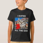 I Eated All The Gas Funny Silly Staring Cat Meme G Tシャツ (正面)