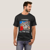 I Eated All The Gas Funny Silly Staring Cat Meme G Tシャツ (正面フル)