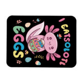I Eatsolotlエッグラビットアソロテルバニーイースター マグネット (横)