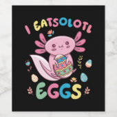 I Eatsolotlエッグラビットアソロテルバニーイースター ワインラベル (シングルラベル)