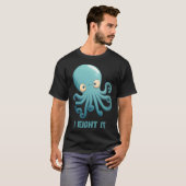 I Eight It Octopus Squid Coral Tentacles Calamar   Tシャツ (正面フル)