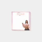 "I Embodyのメインキャラクターカスタマイズビブ- 3"x3" ポストイット (正面)