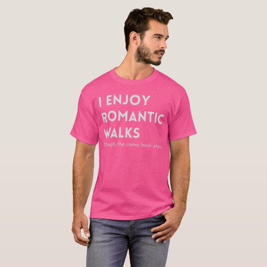 I Enjoy Romc Walkshroughhe Comic Book Store Funny  Tシャツ (正面フル)