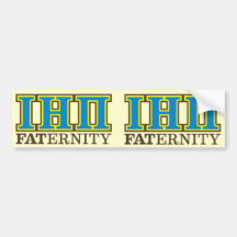 I Eta Pi-の二重バンパーステッカー