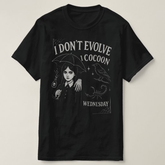 I Evolve I Cocoon Gothic Graphic Tee Tシャツ (デザイン正面)