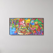 I Exist By Squid Fear City (2.5) キャンバスプリント (正面)