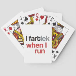 I FARTlek when I ©ラン走のおもしろいトランプ トランプ