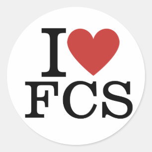 I FCS❤️ファミリとコンシューマーサイエンス ラウンドシール