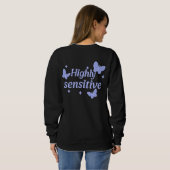 I Feel Everything – Highly Sensitive Sweatshirt スウェットシャツ (裏面フル)
