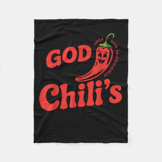 I Feel God In This Chili S Tonight.  フリースブランケット (正面)