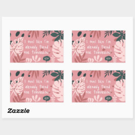 I Feel Like... Sticker 長方形シール