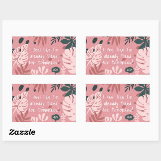 I Feel Like... Sticker 長方形シール