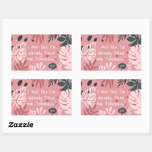 I Feel Like... Sticker 長方形シール (シート)