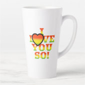 I FEEL LOVE FOR YOU カフェラテマグ (右)