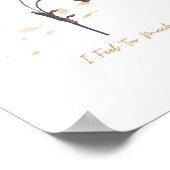 I Feel Too Much_ Soft Emotional Wall Art ポスター (角)