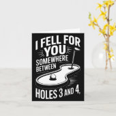 I Fell For You Somewhere Holes 3 And 4 Mini Golf カード (黄色い花)
