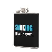 I Finally やめ - ストップ喫煙報酬 フラスク (左)