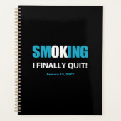 I Finally やめ - ストップ喫煙報酬 プランナー手帳 (正面)