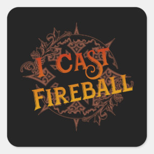I Fireballをキャスト スクエアシール