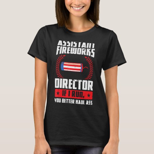 I Firework Usaもし助成走Fireworks Director Tシャツ (正面)