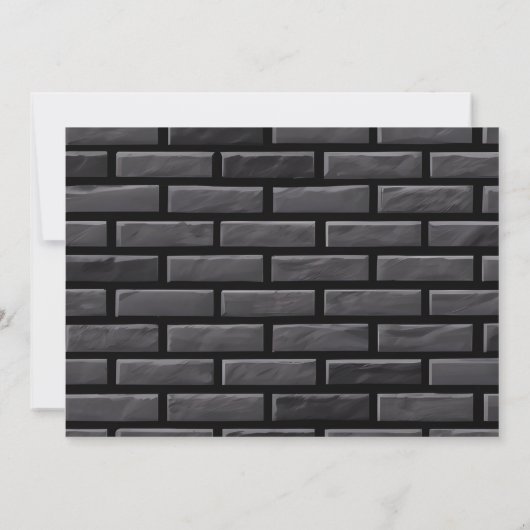 I Five 得 on it – 男の子5番誕生日と写真 招待状 (裏面)