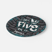 I Five on 得 it – ボーイファイブ誕生日紙プレート ペーパープレート (アングル)