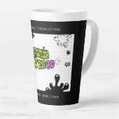 I Fix Nothing. I Let Him Go | Bold Minimal Quote M カフェラテマグ (右アングル)