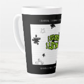 I Fix Nothing. I Let Him Go | Bold Minimal Quote M カフェラテマグ (左アングル)