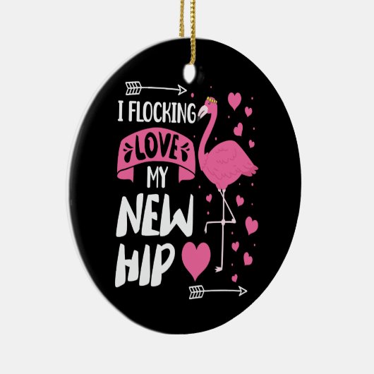 I Flocking Love My Newお尻新しいお尻交換 セラミックオーナメント (右)