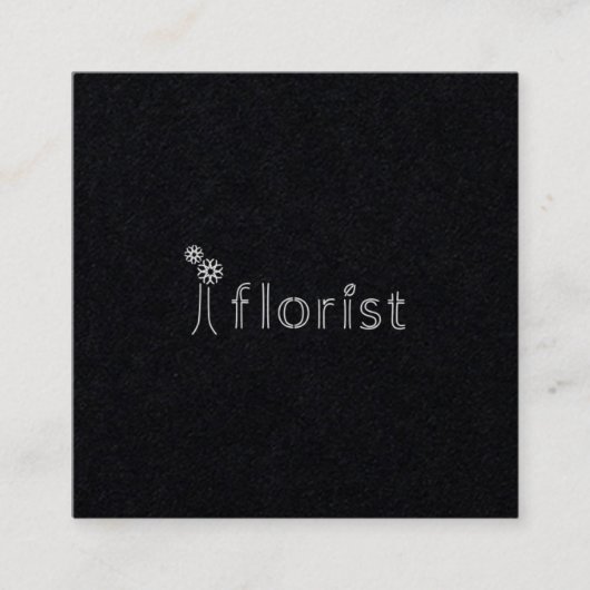 i floristさまショップカード２ スクエア名刺 (正面)